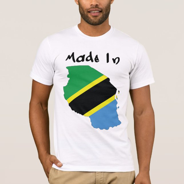 T-shirt Made_In_Tanzania des hommes (Devant)