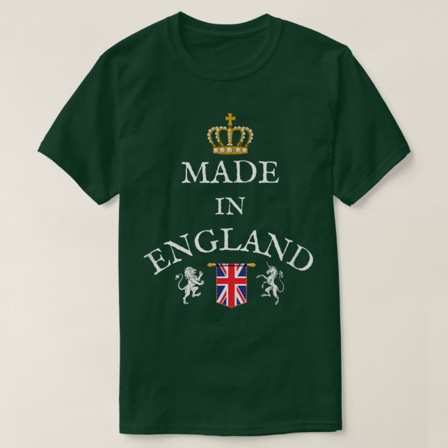 T-SHIRT MADE N ENGLAND, WOMEN, MEN, UNITE DE GALERIE DE GA (Design devant)