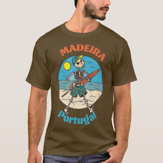 T-shirt Madeira Portugal Skeleton Souvenir souvenir 