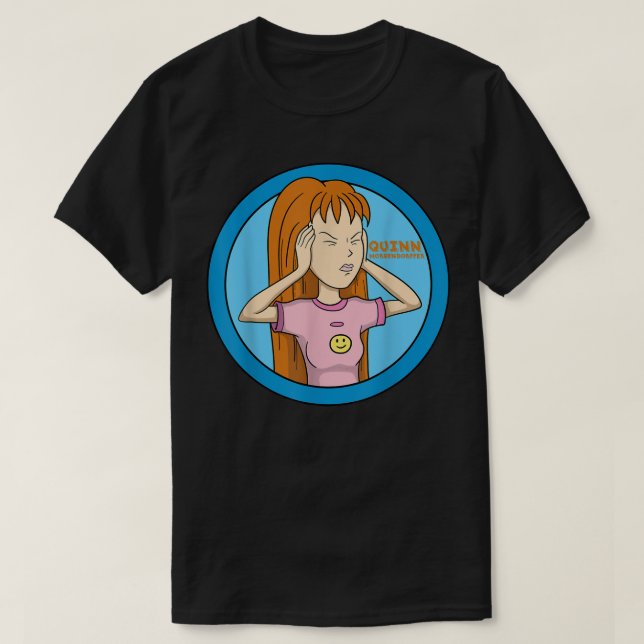 T-shirt Mademark x Daria - Quinn Morgendorffer "Non ! Veui (Design devant)