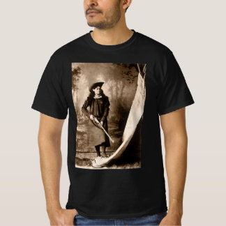 T-shirt Mademoiselle Annie Oakley au fusil, Portrait photo