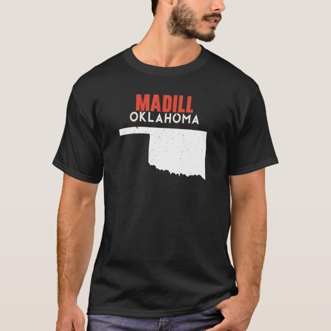 T-shirt Madill USA State America Travel Oklahoman (Devant)