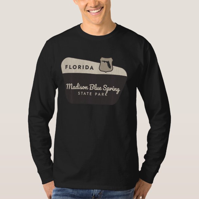 T-shirt Madison Blue Spring State Park Floride Welcome Sig (Devant)