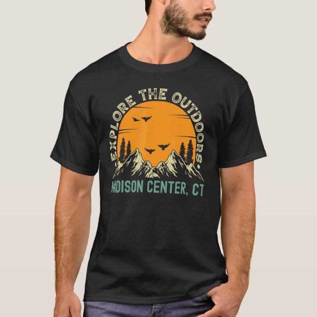 T-shirt Madison Center Connecticut Explorez L'Extérieur (Devant)