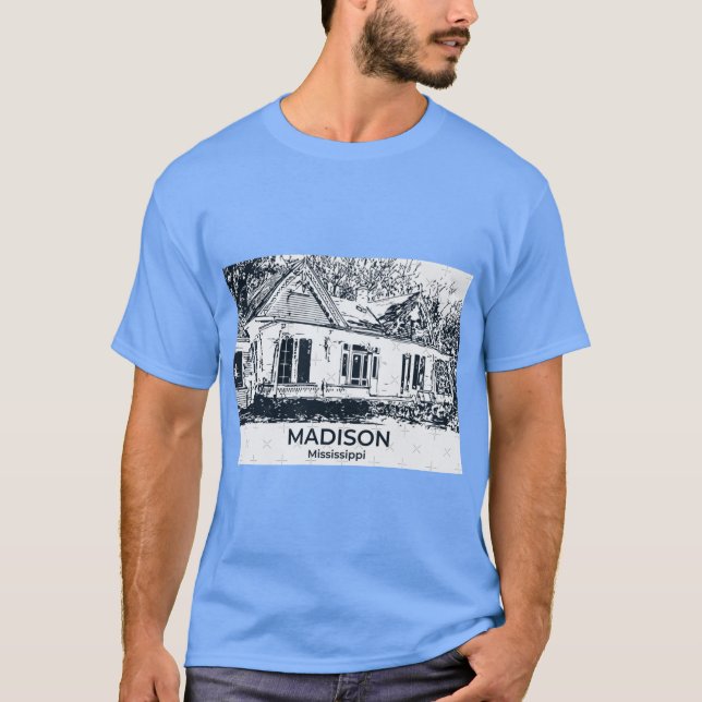 T-shirt Madison Mississippi 1 (Devant)