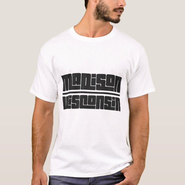 T-shirt Madison - Wisconsin (Devant)