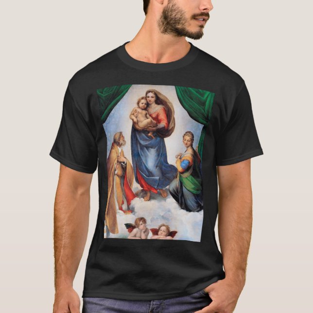 T-shirt Madone Sixtine, Raphaël (Devant)