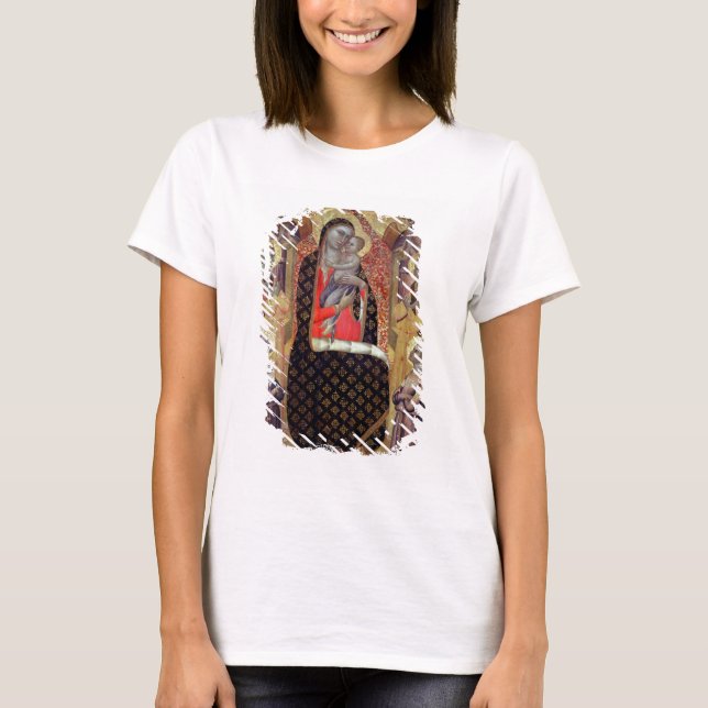T-shirt Madonna and child enthroned with six angels (panel (Devant)