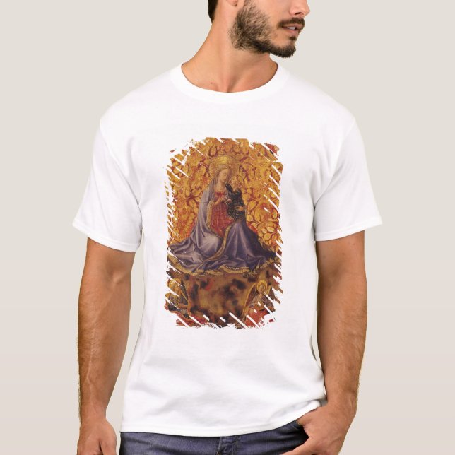 T-shirt Madonna de l'humilité avec l'enfant et les anges (Devant)