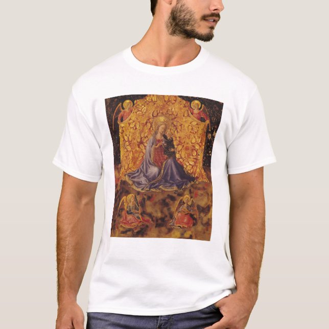 T-shirt Madonna de l'humilité avec l'enfant et les anges (Devant)