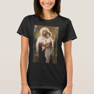 T-shirt Madonna des Roses par Bouguereau