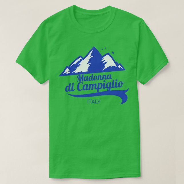 T-shirt Madonna di Campiglio ski Italie 1 (Design devant)