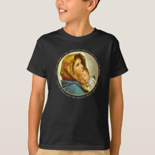 T-shirt Madonna & Enfant traditionnel Noël religieux