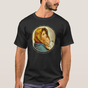 T-shirt Madonna & Enfant traditionnel Noël religieux
