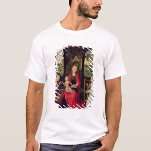 T-shirt Madonna et enfant avec deux anges