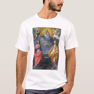 T-shirt Madonna et enfant avec St Lucy et Mary Magdalene