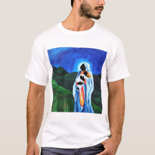 T-shirt Madonna et enfant - espérez le monde 2008
