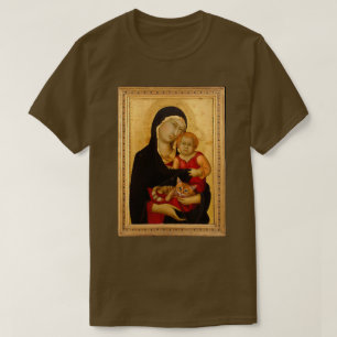 T-shirt Madonna et Enfant et Chat