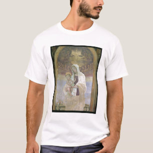 T-shirt Madonna et l'enfant, un détail du tabernacl