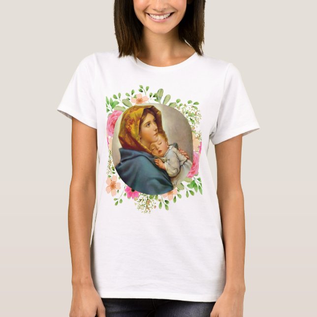 T-shirt Madonnina Madonna des rues Ferruzzi Mary (Devant)