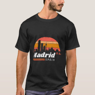 T-shirt Madrid Espagne Espagne Espagne Vacances