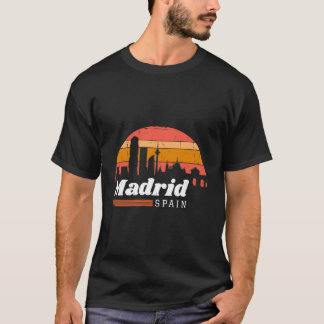 T-shirt Madrid Espagne Espagne Espagne Vacances