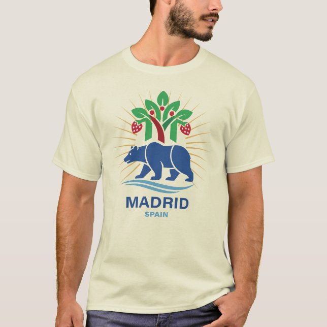 T-shirt Madrid Espagne Europe (Devant)
