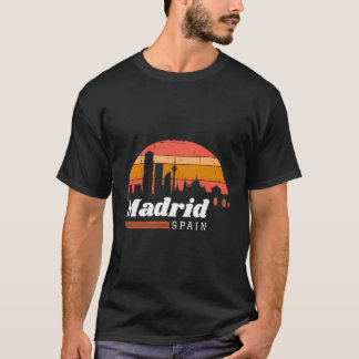 T-shirt Madrid Espagne Vacances en Espagne