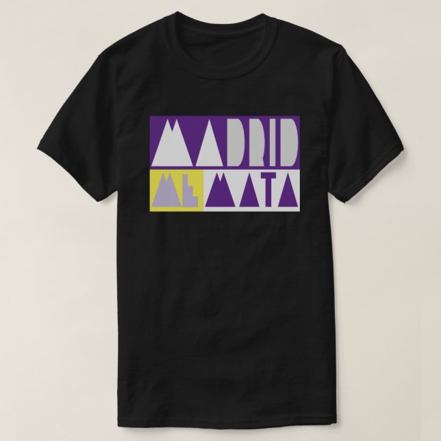T-SHIRT MADRID ME MATA (Design devant)