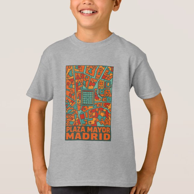 T-shirt Madrid Plaza Mayor (Devant)