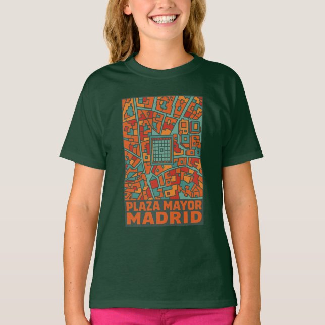 T-shirt Madrid Plaza Mayor (Devant)