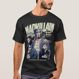 T-shirt Madvillain Inspiré MF DOOM x Madlib tee vintage