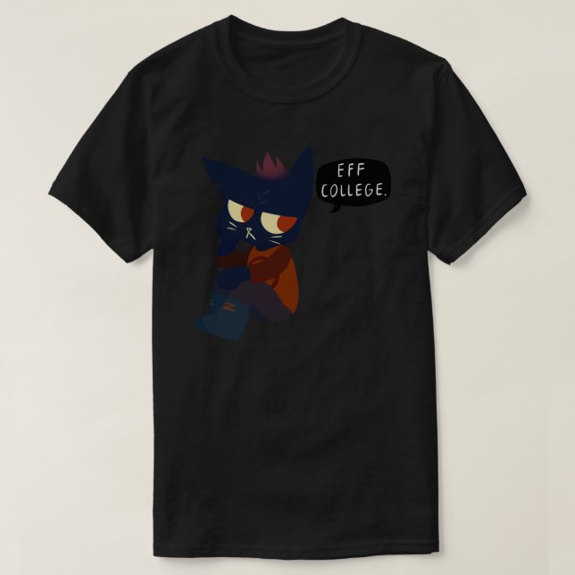 T-shirt Mae - Sticker Night In the Woods (Design devant)
