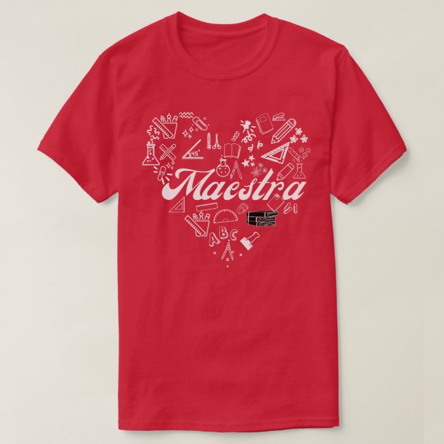 T-shirt maestra 4 (Design devant)