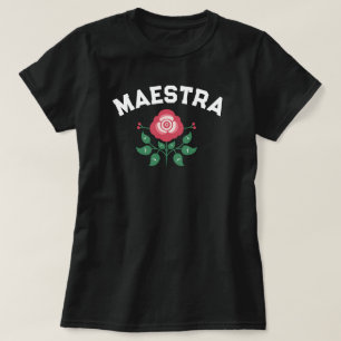 T-shirt Maestra cadeau pour enseignant espagnol