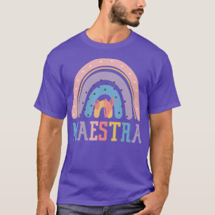 T-shirt Maestra professeur d'espagnol latina professeur bi