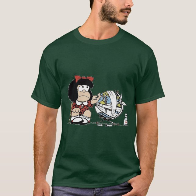 T-shirt Mafalda Quino garçon (Devant)