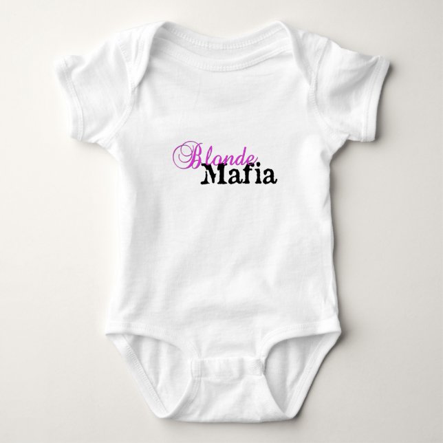 T-shirt Mafia blonde ! - Tee - shirt (Devant)