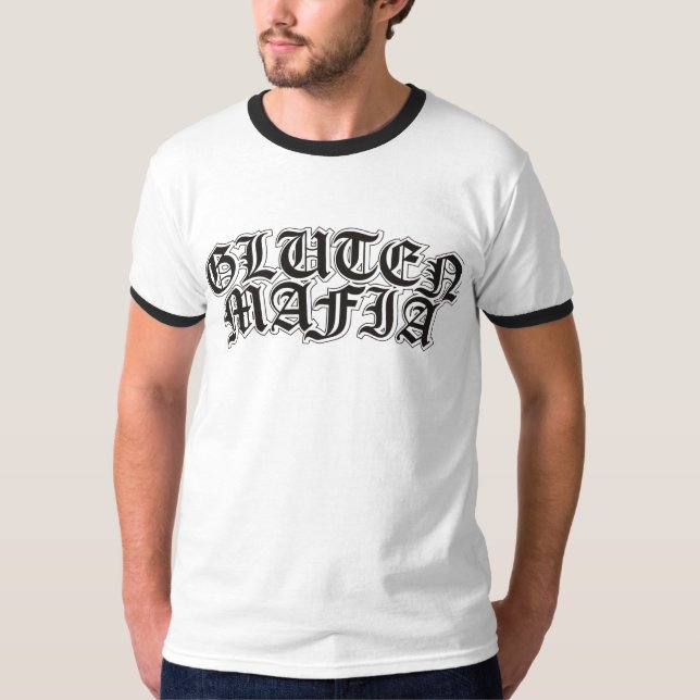 T-shirt Mafia de gluten (Devant)
