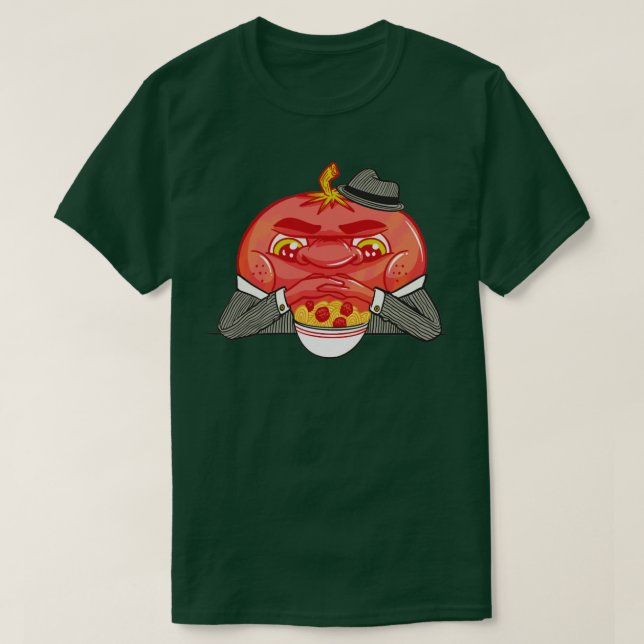 T-shirt Mafia de la tomate (Design devant)