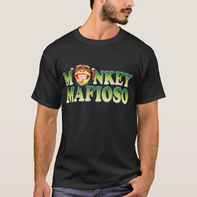 T-shirt Mafioso W de singe (Devant)