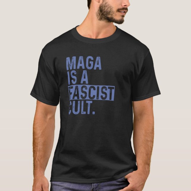 T-shirt MAGA est Fascist Cult (Devant)