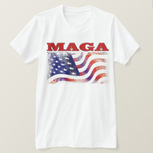 T-shirt MAGA étoiles et rayures