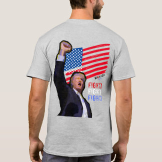 T-shirt MAGA 'Merica FIGHT Pop Art Trump