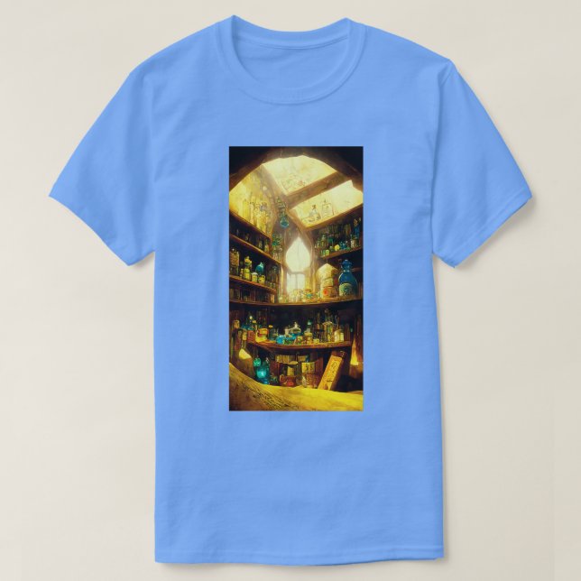 T-shirt magasin d'alchimie (Design devant)
