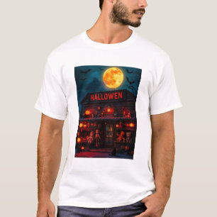 T-shirt **Magasin de Jouets Ensorcelé d'Halloween**