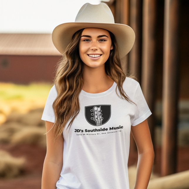 T-shirt Magasin de musique du côté sud de JD avec adresse (Créateur téléchargé)