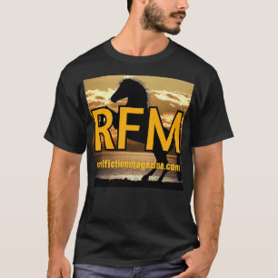 T-shirt Magazine de fiction rurale Logo cheval et coucher 