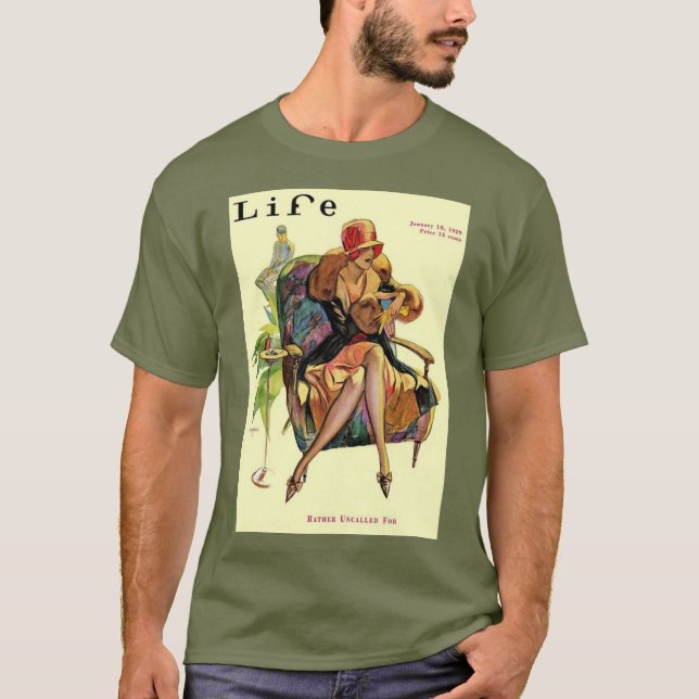 T-SHIRT MAGAZINE DE LA VIE (Devant)