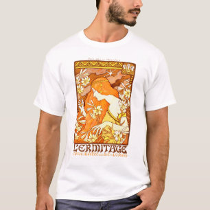 T-shirt Magazine poster vintage Art Nouveau Femme